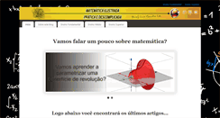 Desktop Screenshot of luisclaudio.mat.br