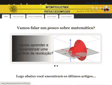 Tablet Screenshot of luisclaudio.mat.br